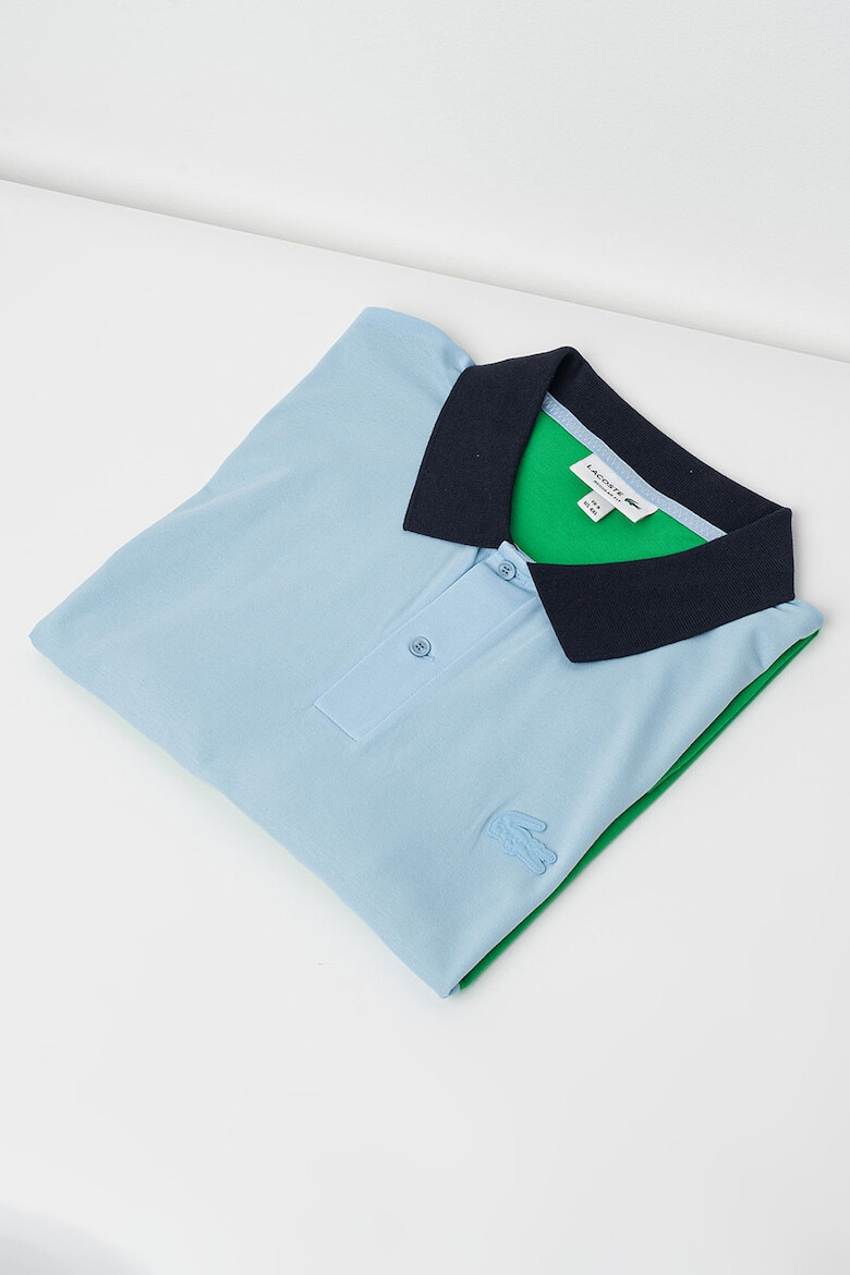 Lacoste Tricou polo din material pique cu model colorblock - Pled.ro