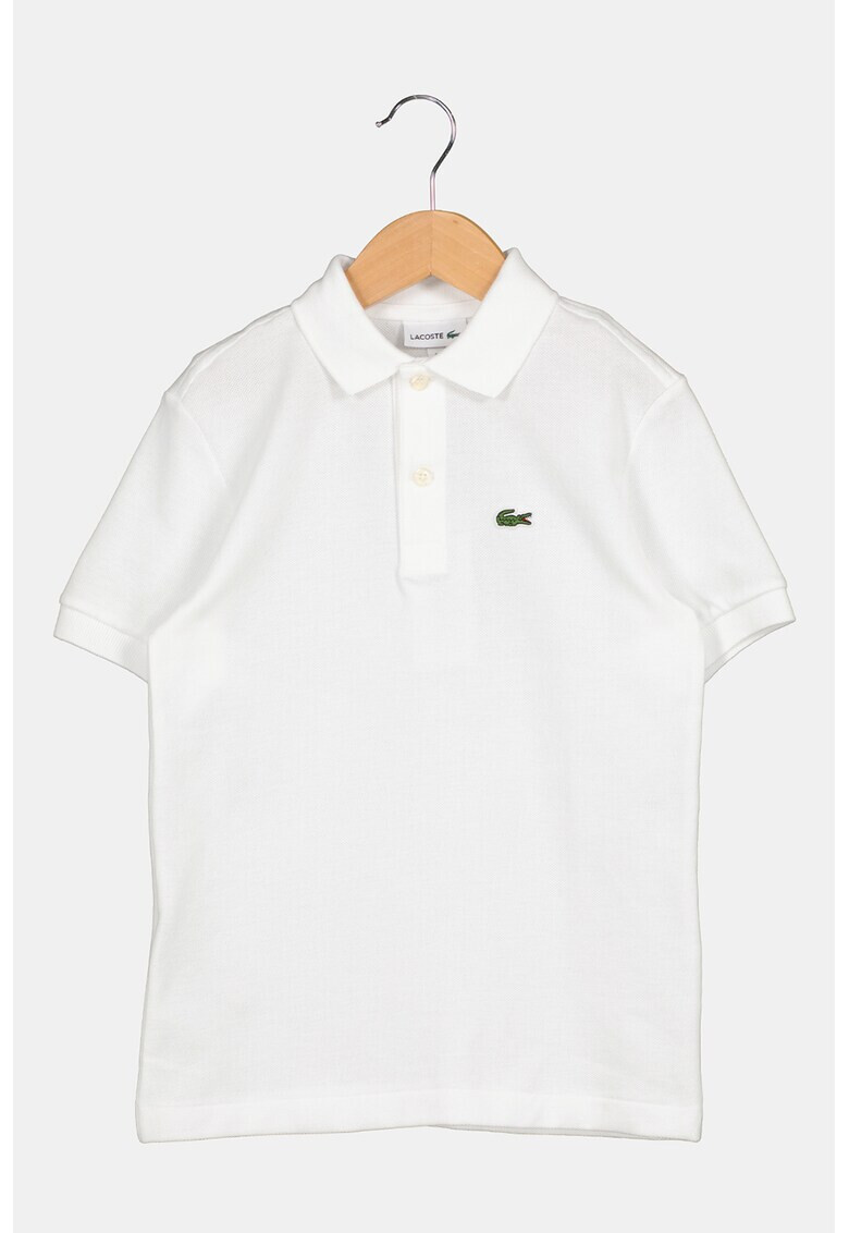 Lacoste Tricou polo din pique cu logo discret - Pled.ro