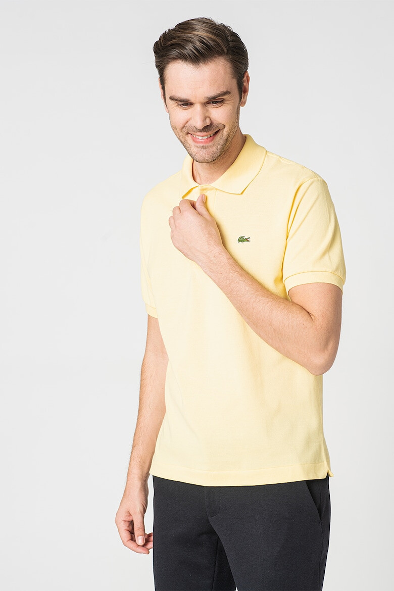 Lacoste Tricou polo din pique cu logo mic brodat - Pled.ro