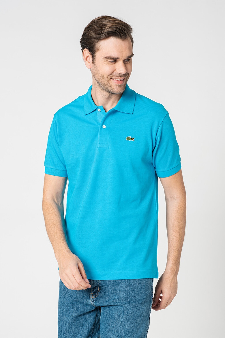 Lacoste Tricou polo din pique cu logo mic brodat - Pled.ro