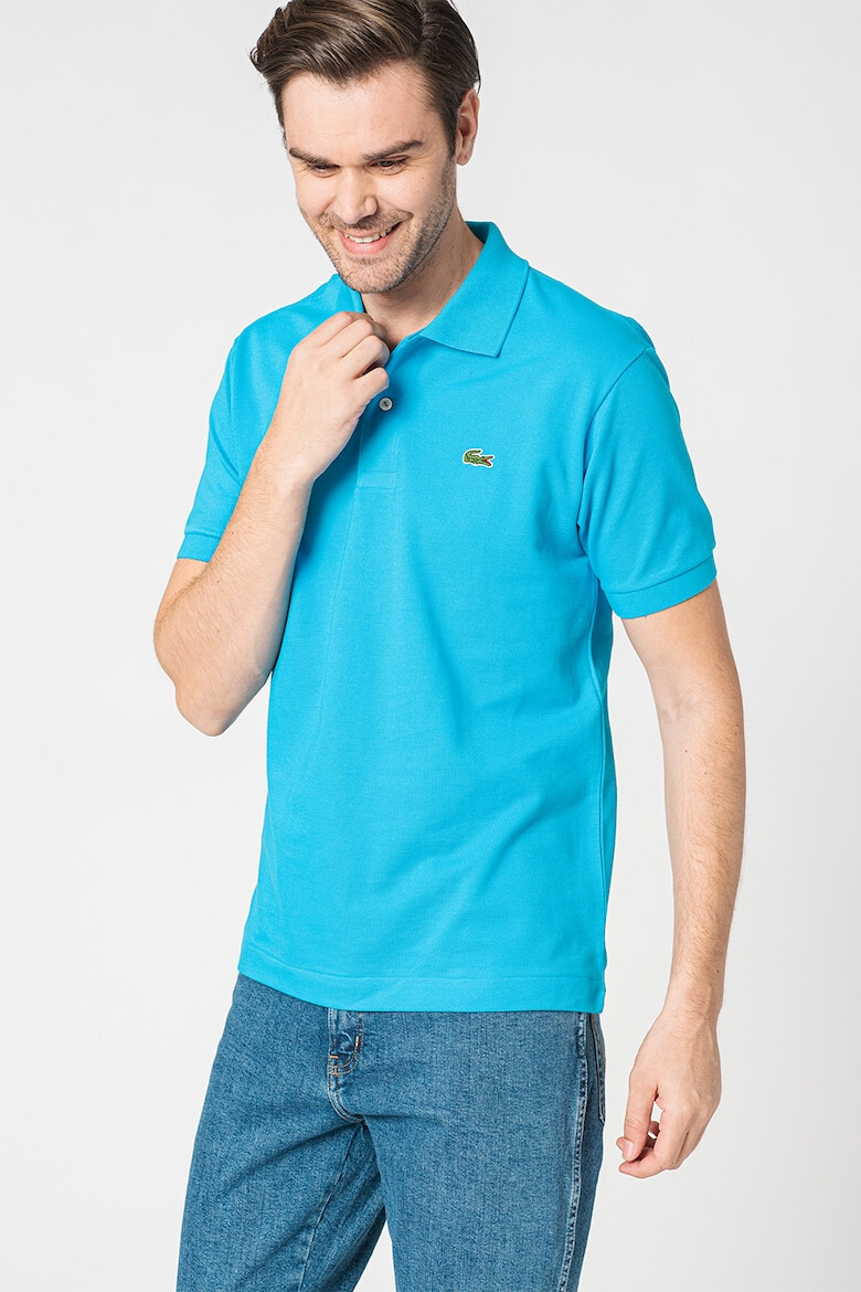 Lacoste Tricou polo din pique cu logo mic brodat - Pled.ro