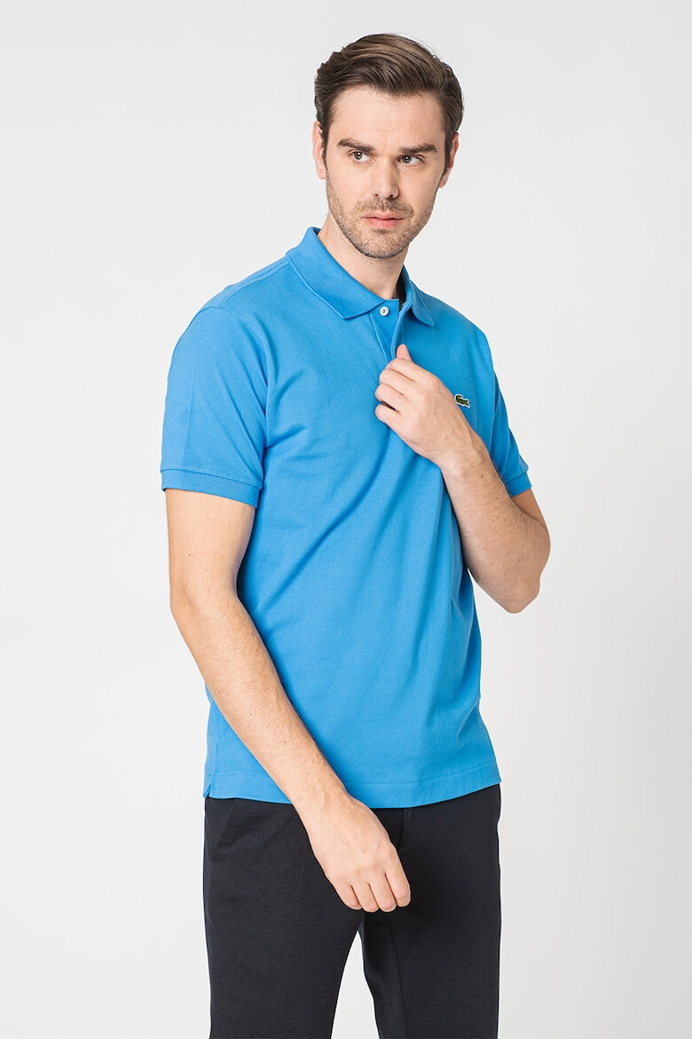 Lacoste Tricou polo din pique cu logo mic brodat - Pled.ro