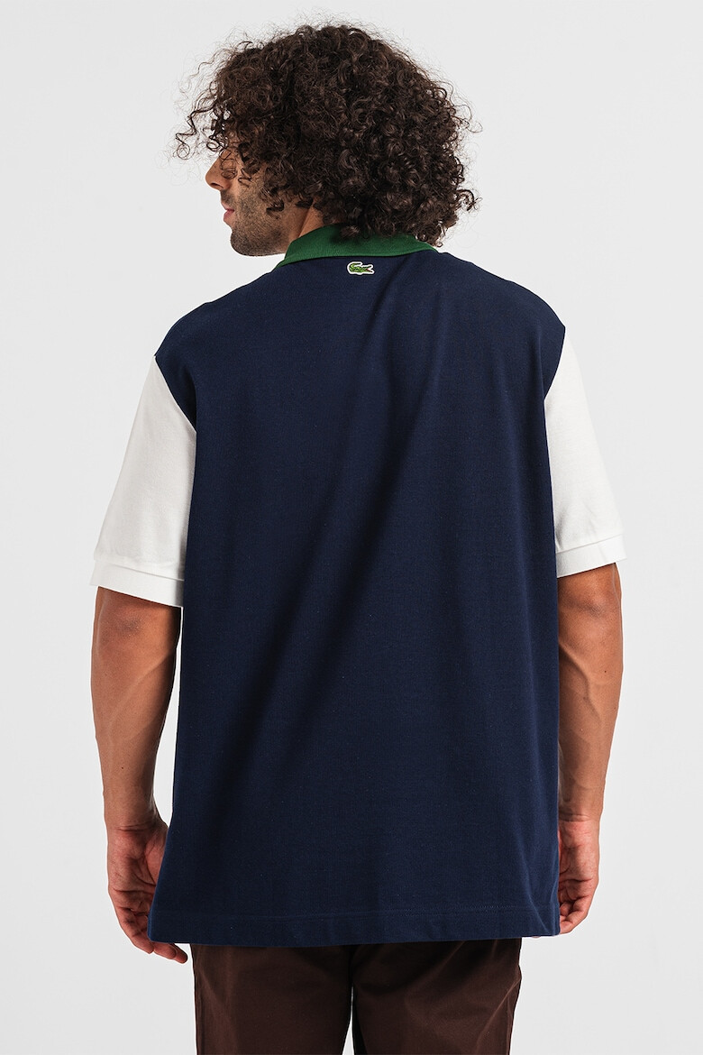 Lacoste Tricou polo lejer cu model colorblock - Pled.ro