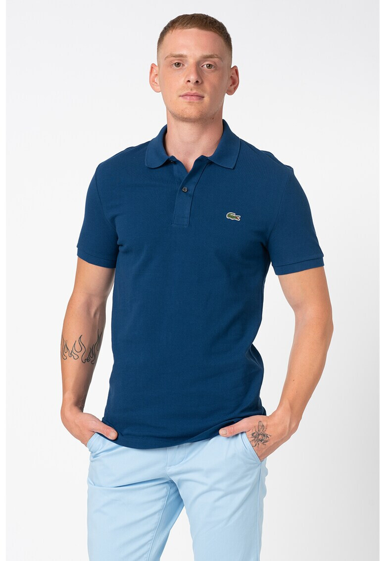 Lacoste Tricou polo slim fit din material pique - Pled.ro