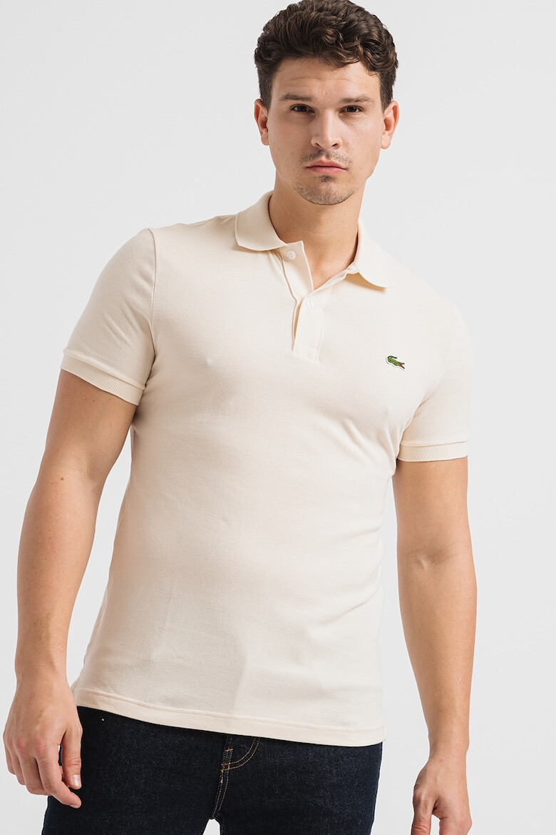 Lacoste Tricou polo slim fit cu model pique - Pled.ro