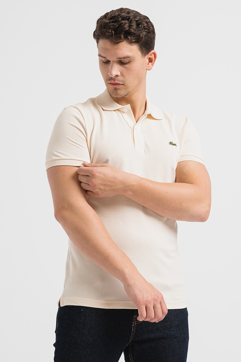 Lacoste Tricou polo slim fit cu model pique - Pled.ro