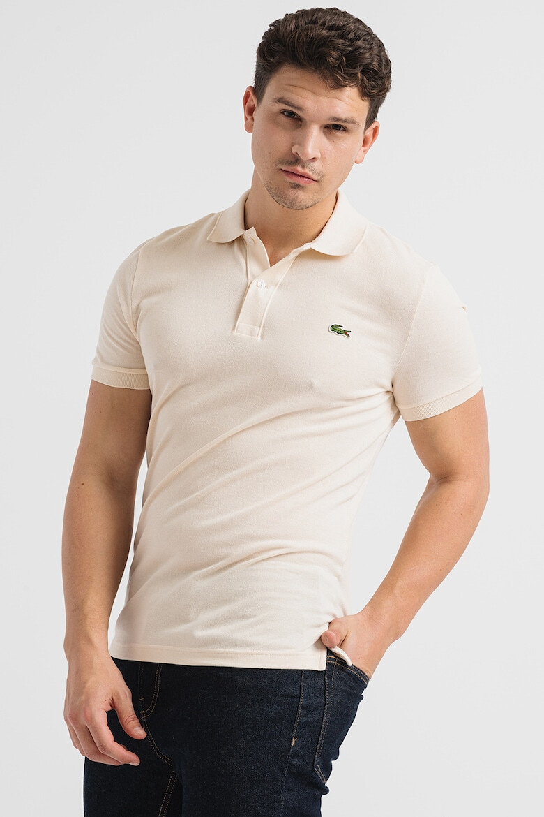 Lacoste Tricou polo slim fit cu model pique - Pled.ro