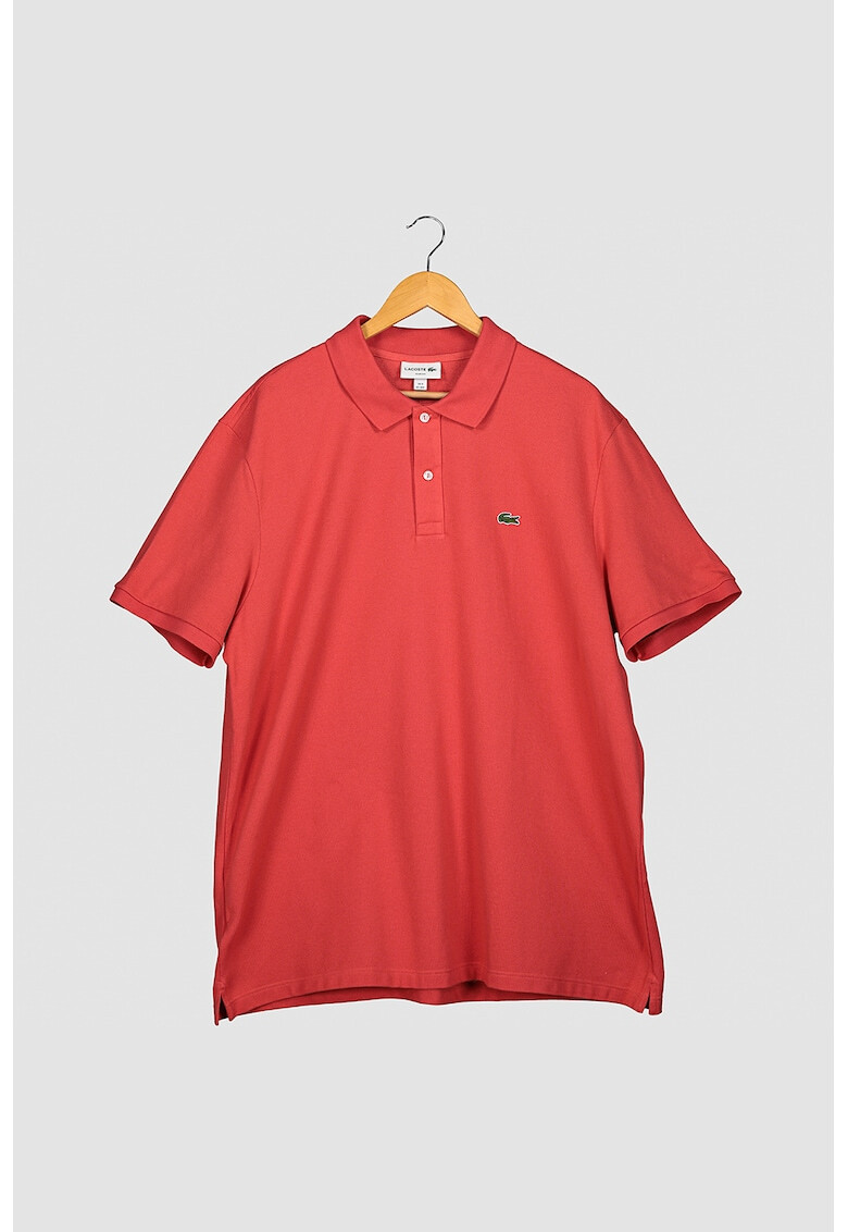 Lacoste Tricou polo slim fit de bumbac cu aspect pique - Pled.ro