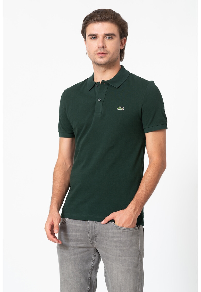 Lacoste Tricou polo slim fit din material pique 3 - Pled.ro