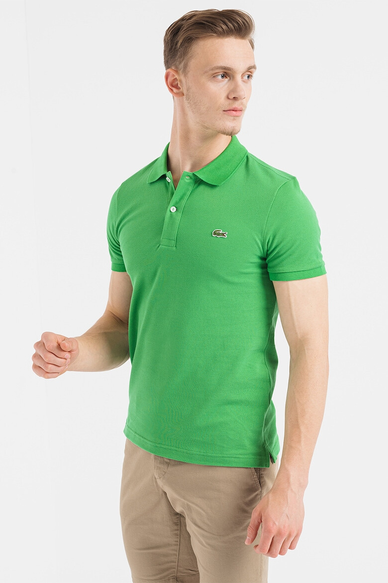 Lacoste Tricou polo slim fit din material pique - Pled.ro