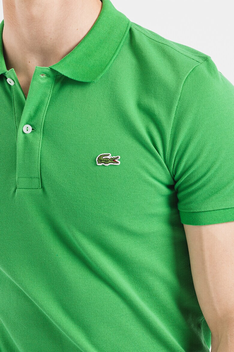 Lacoste Tricou polo slim fit din material pique - Pled.ro