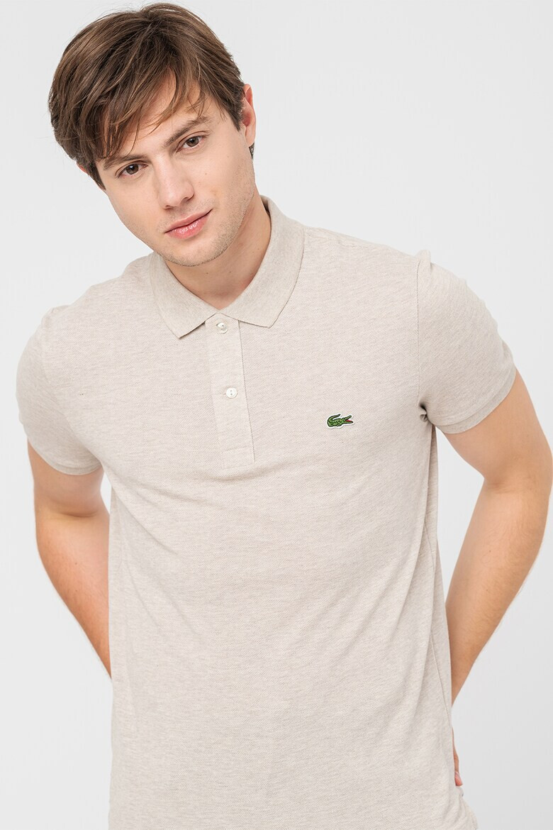 Lacoste Tricou polo slim fit din material pique - Pled.ro