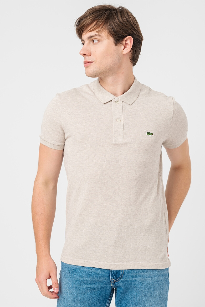 Lacoste Tricou polo slim fit din material pique - Pled.ro