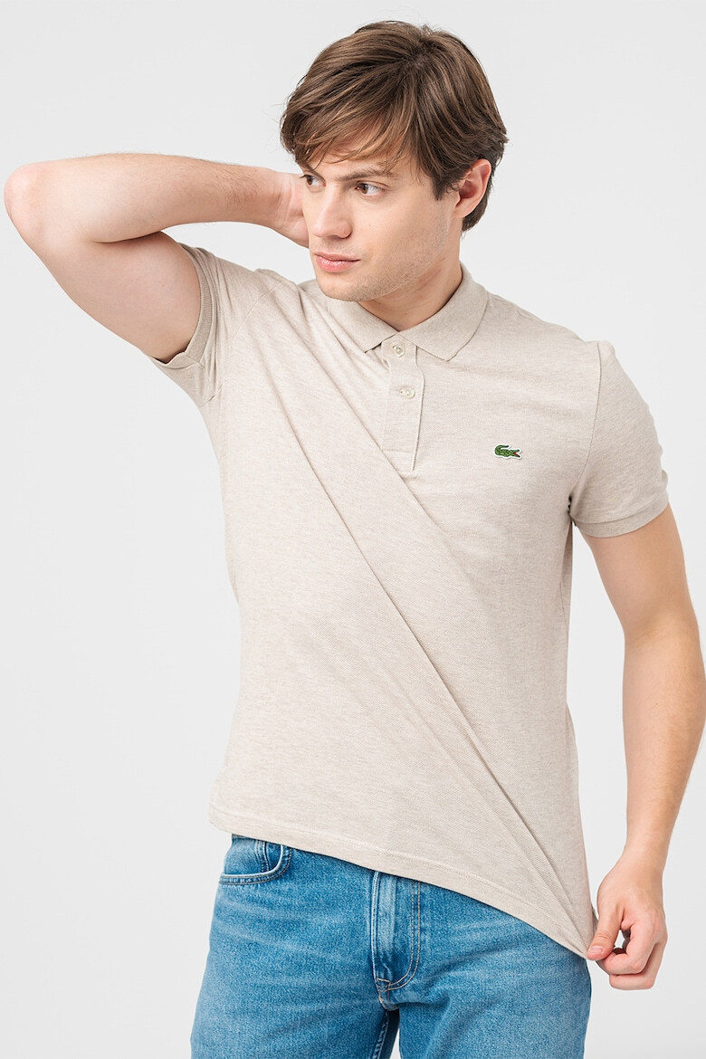 Lacoste Tricou polo slim fit din material pique - Pled.ro