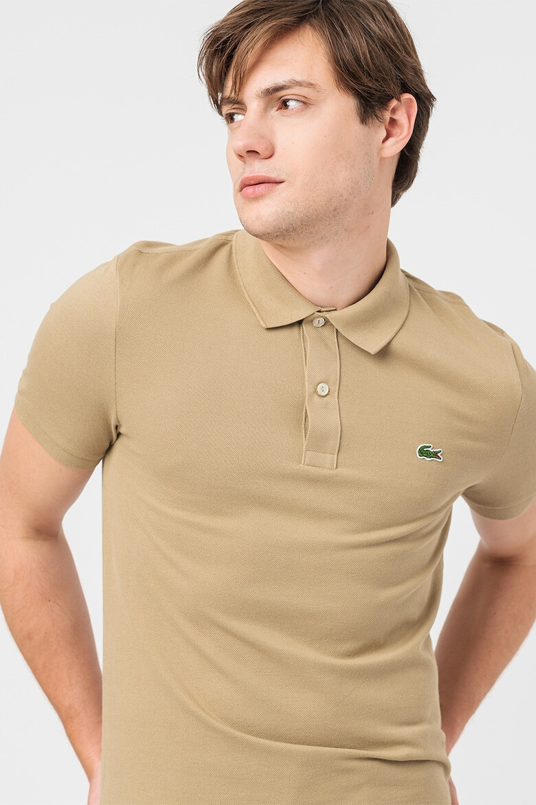 Lacoste Tricou polo slim fit din material pique - Pled.ro