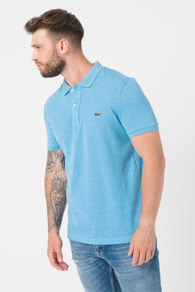 Lacoste Tricou polo slim fit din material pique - Pled.ro