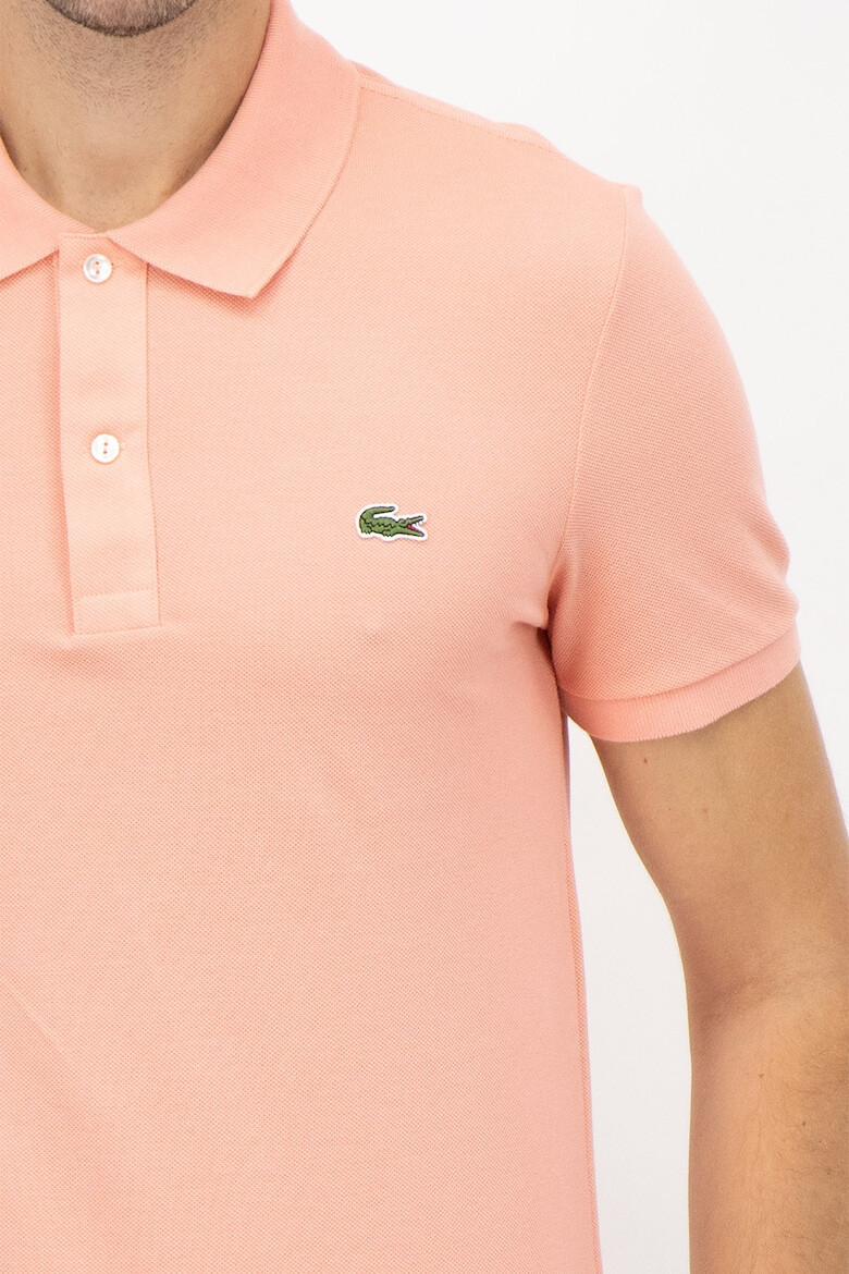 Lacoste Tricou polo slim fit din material pique - Pled.ro