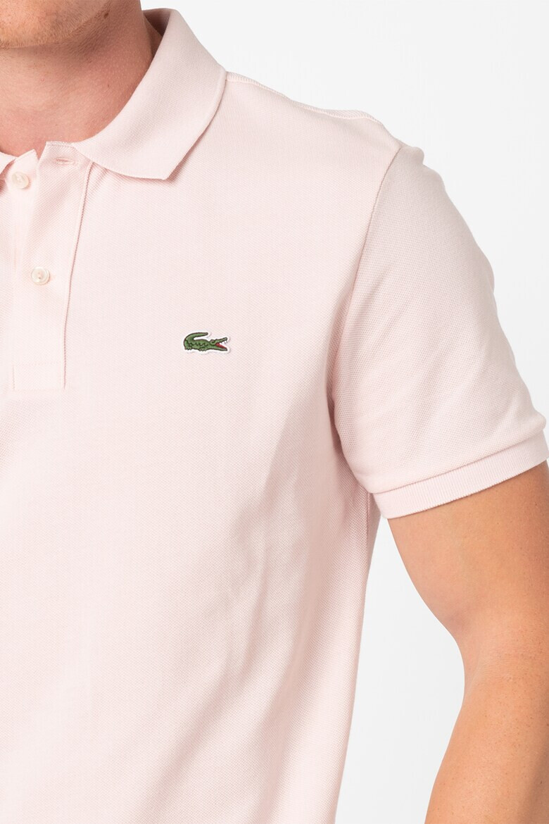 Lacoste Tricou polo slim fit din material pique - Pled.ro