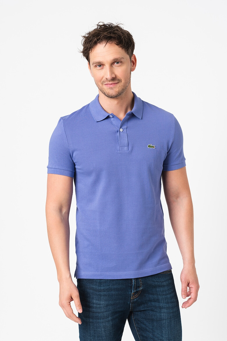 Lacoste Tricou polo slim fit din material pique - Pled.ro