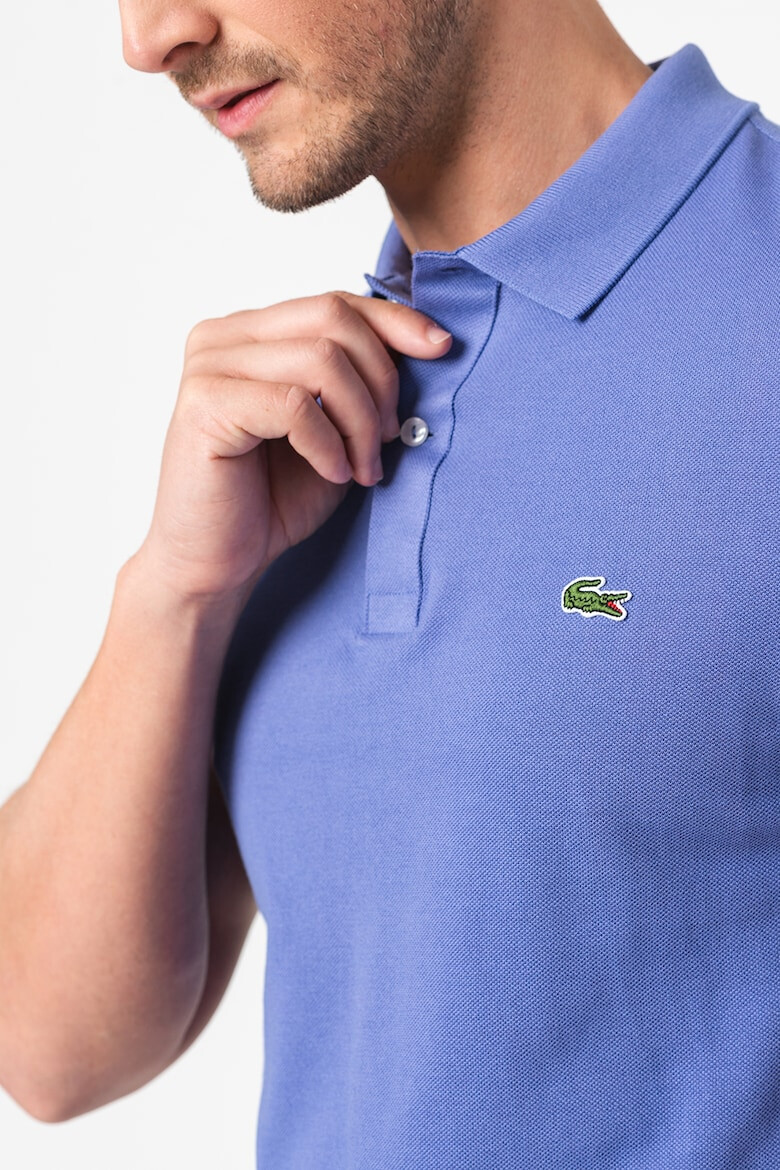 Lacoste Tricou polo slim fit din material pique - Pled.ro