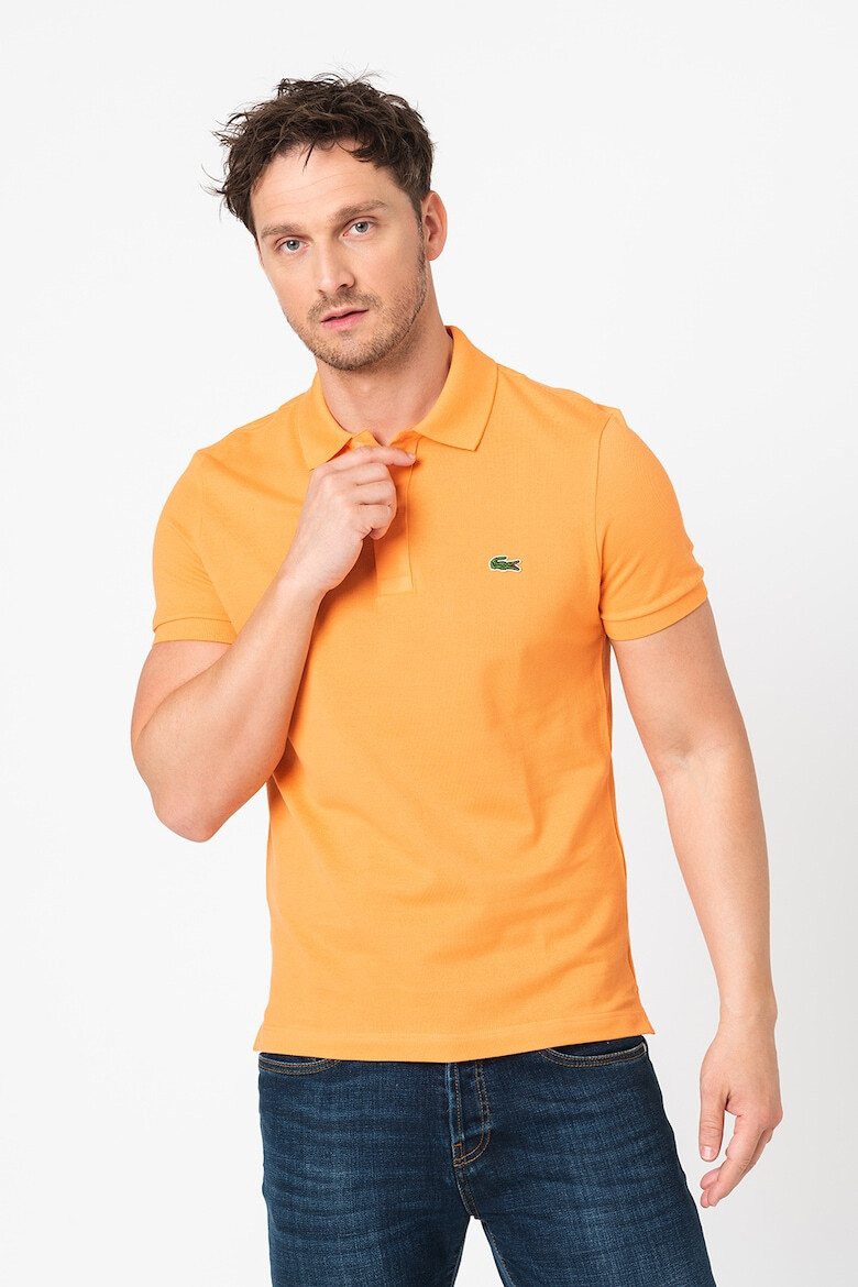 Lacoste Tricou polo slim fit din material pique - Pled.ro