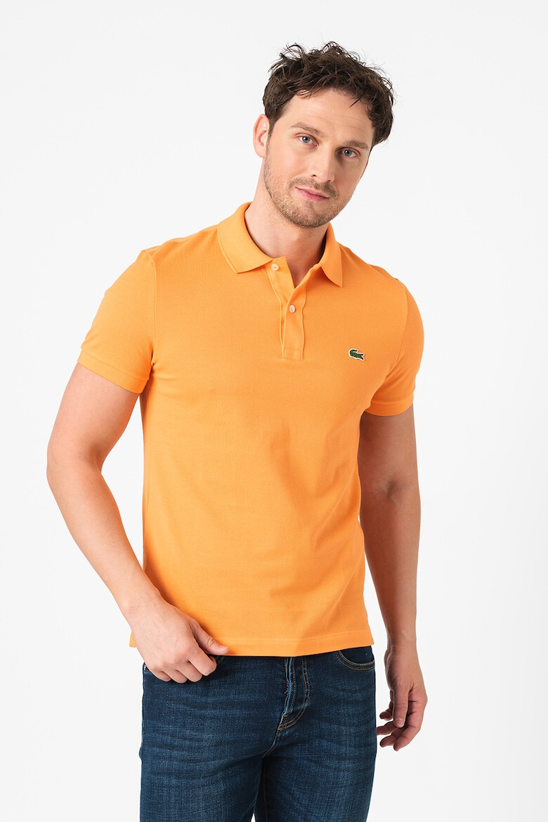 Lacoste Tricou polo slim fit din material pique - Pled.ro