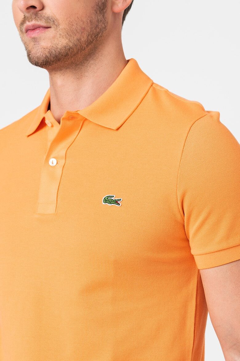 Lacoste Tricou polo slim fit din material pique - Pled.ro