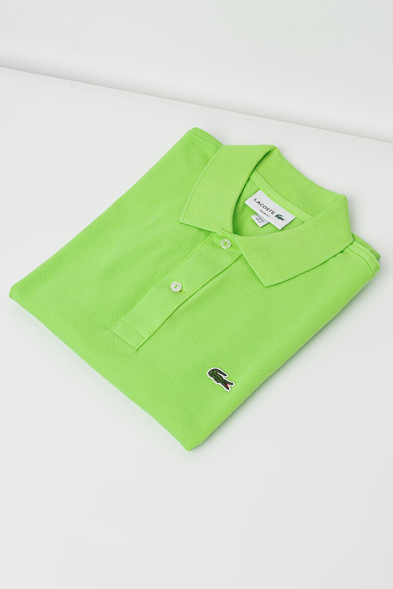 Lacoste Tricou polo slim fit din material pique - Pled.ro