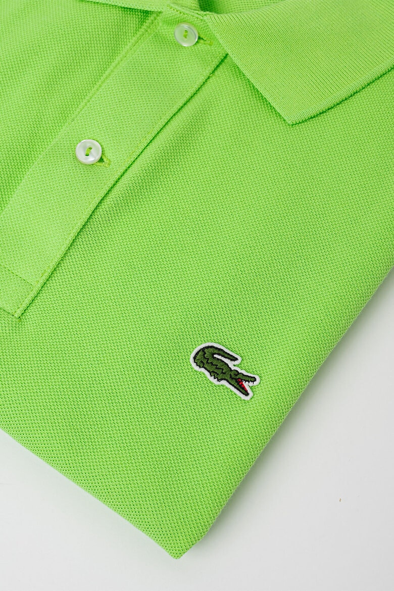 Lacoste Tricou polo slim fit din material pique - Pled.ro