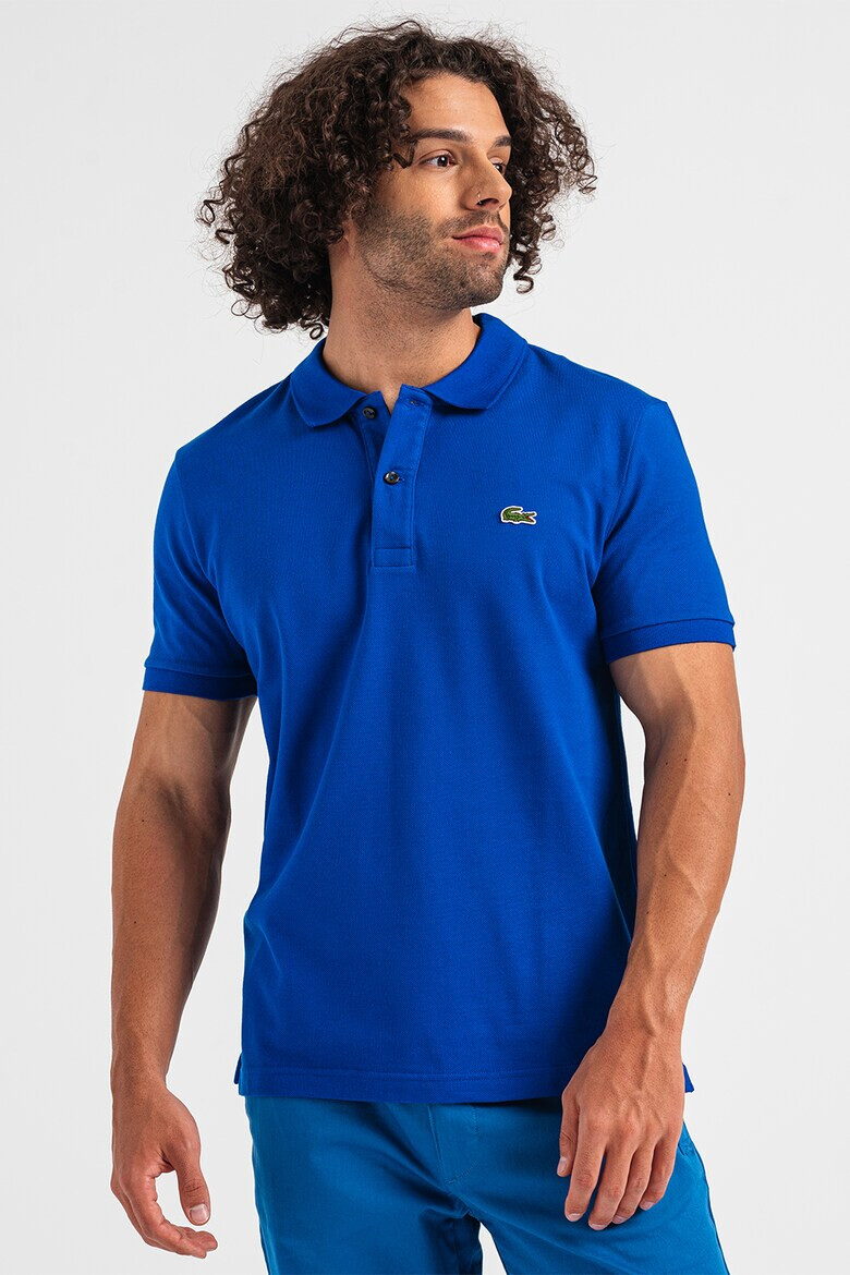 Lacoste Tricou polo slim fit din material pique - Pled.ro