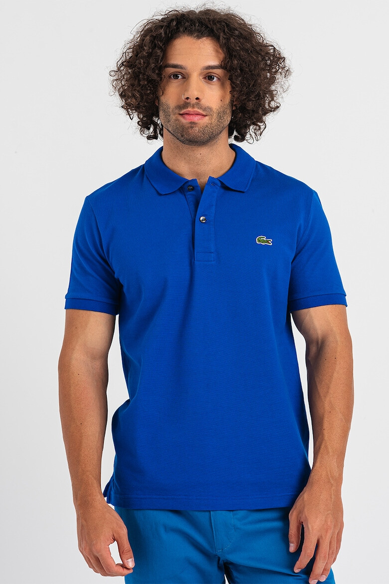 Lacoste Tricou polo slim fit din material pique - Pled.ro