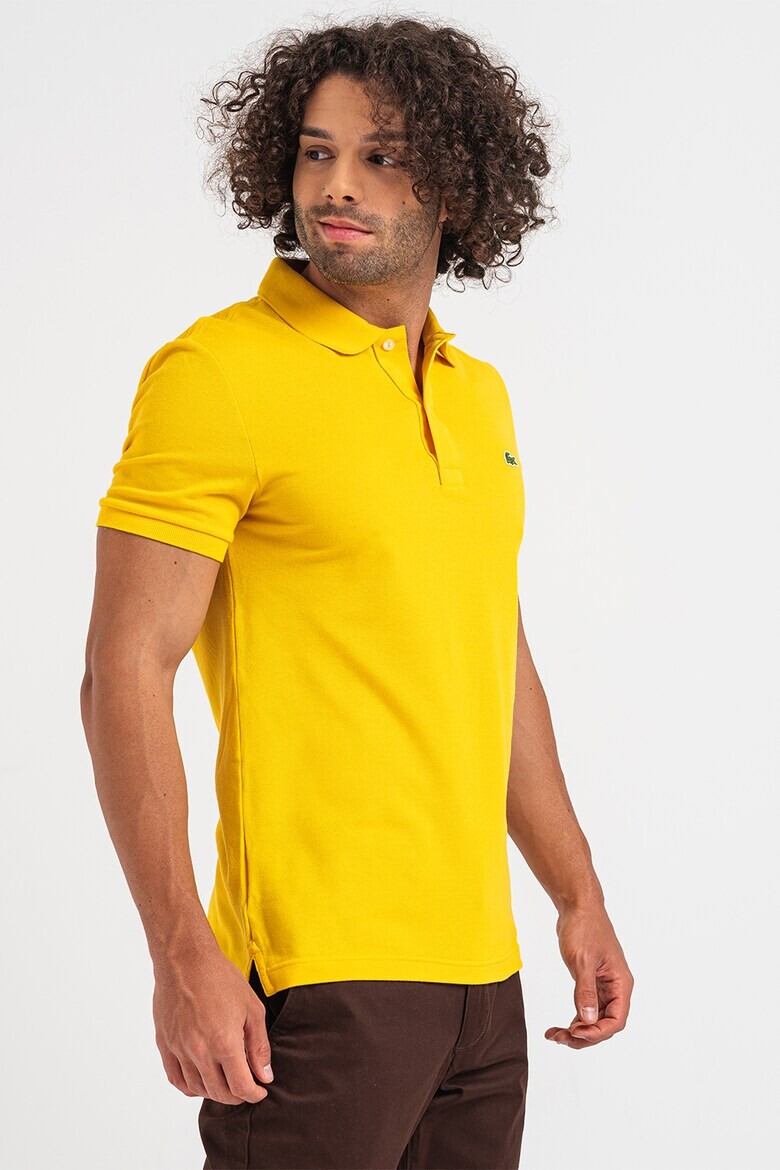 Lacoste Tricou polo slim fit din material pique - Pled.ro