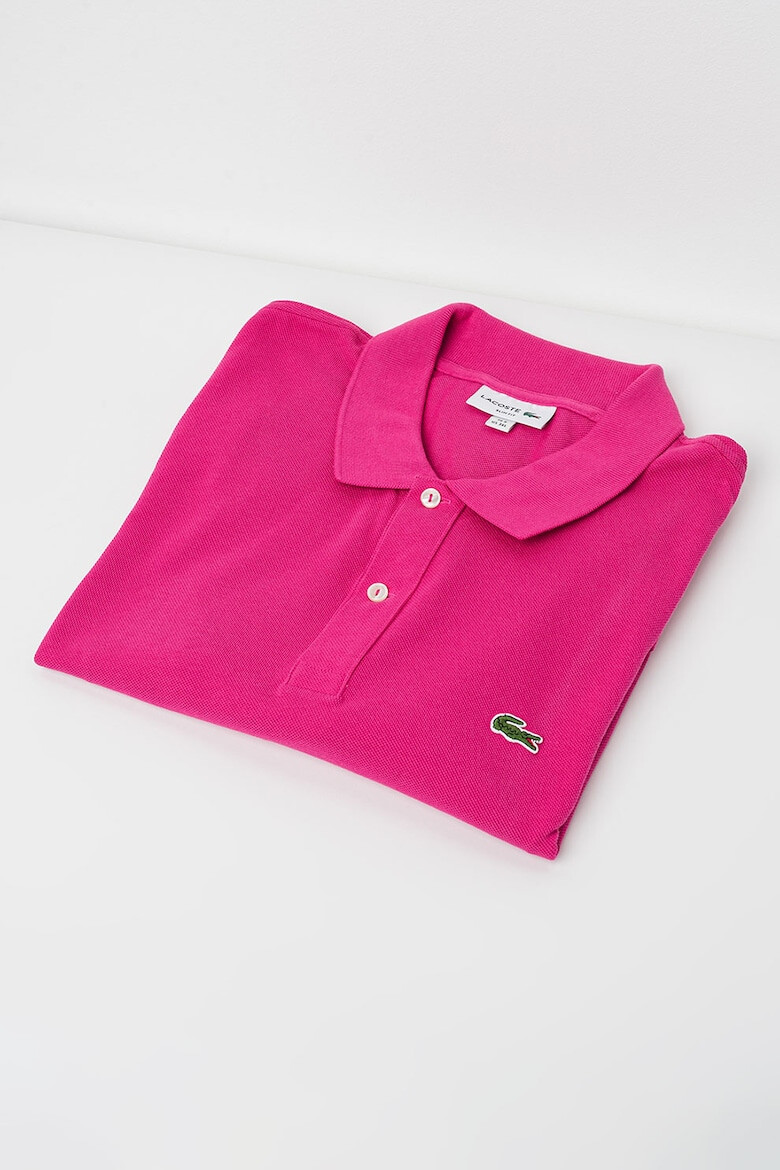 Lacoste Tricou polo slim fit din material pique - Pled.ro