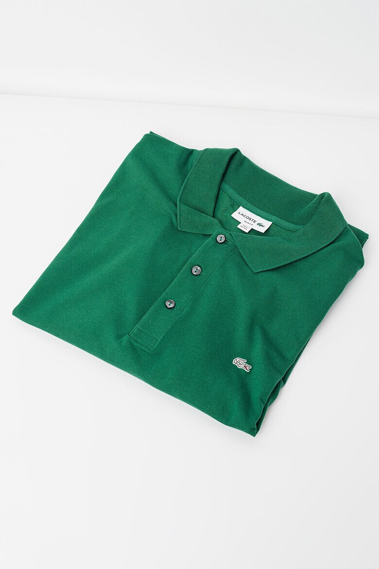 Lacoste Tricou polo slim fit din material pique - Pled.ro