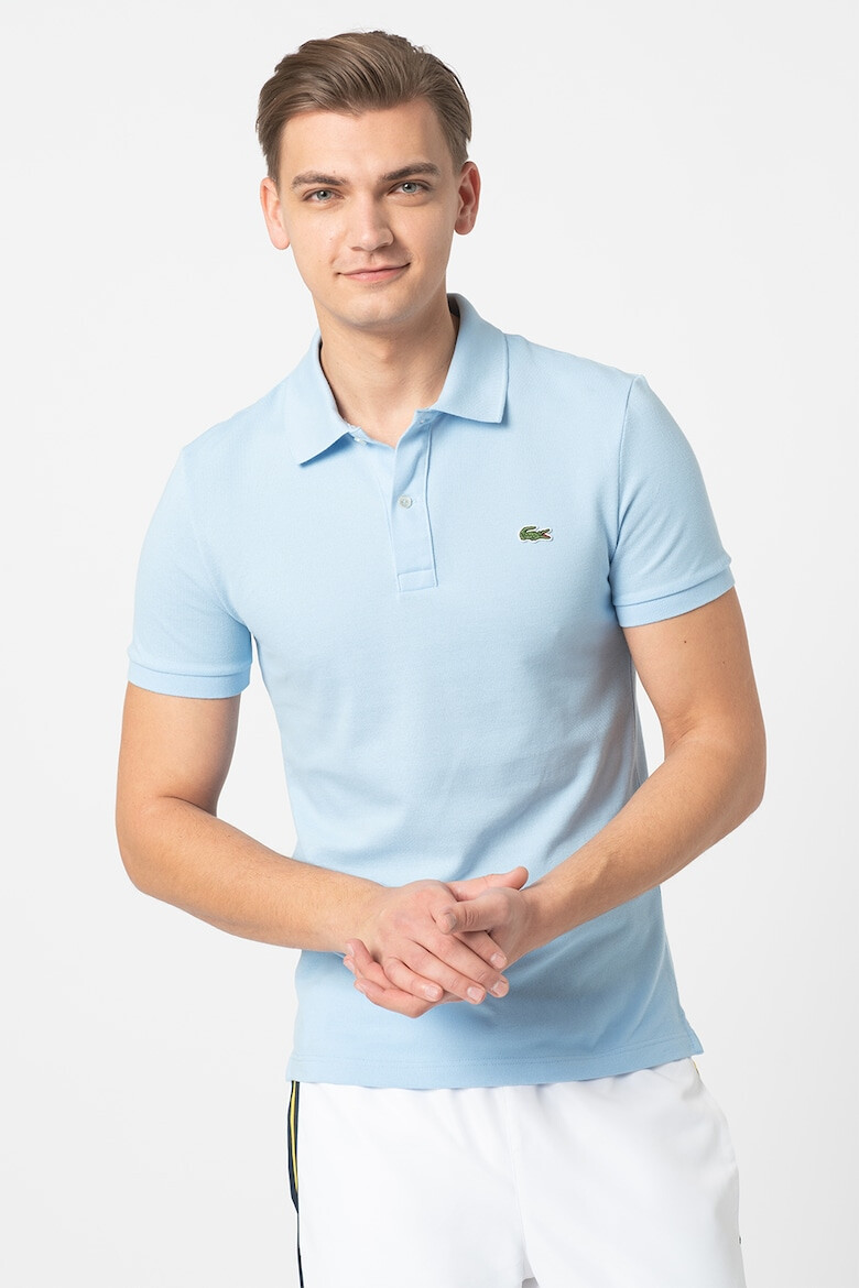 Lacoste Tricou polo slim fit din material pique - Pled.ro