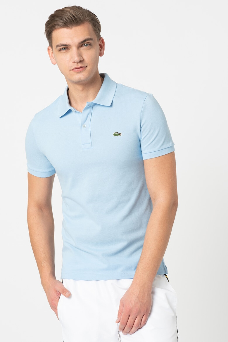 Lacoste Tricou polo slim fit din material pique - Pled.ro