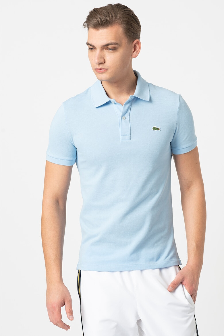 Lacoste Tricou polo slim fit din material pique - Pled.ro