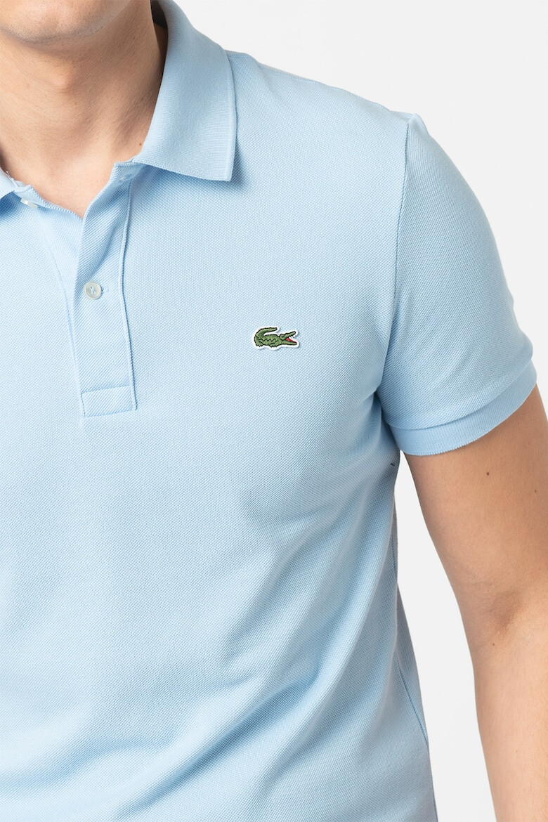 Lacoste Tricou polo slim fit din material pique - Pled.ro