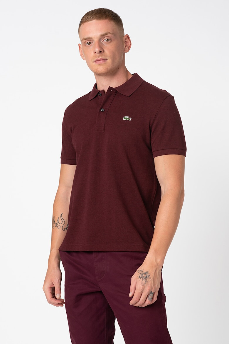 Lacoste Tricou polo slim fit din pique cu logo brodat - Pled.ro