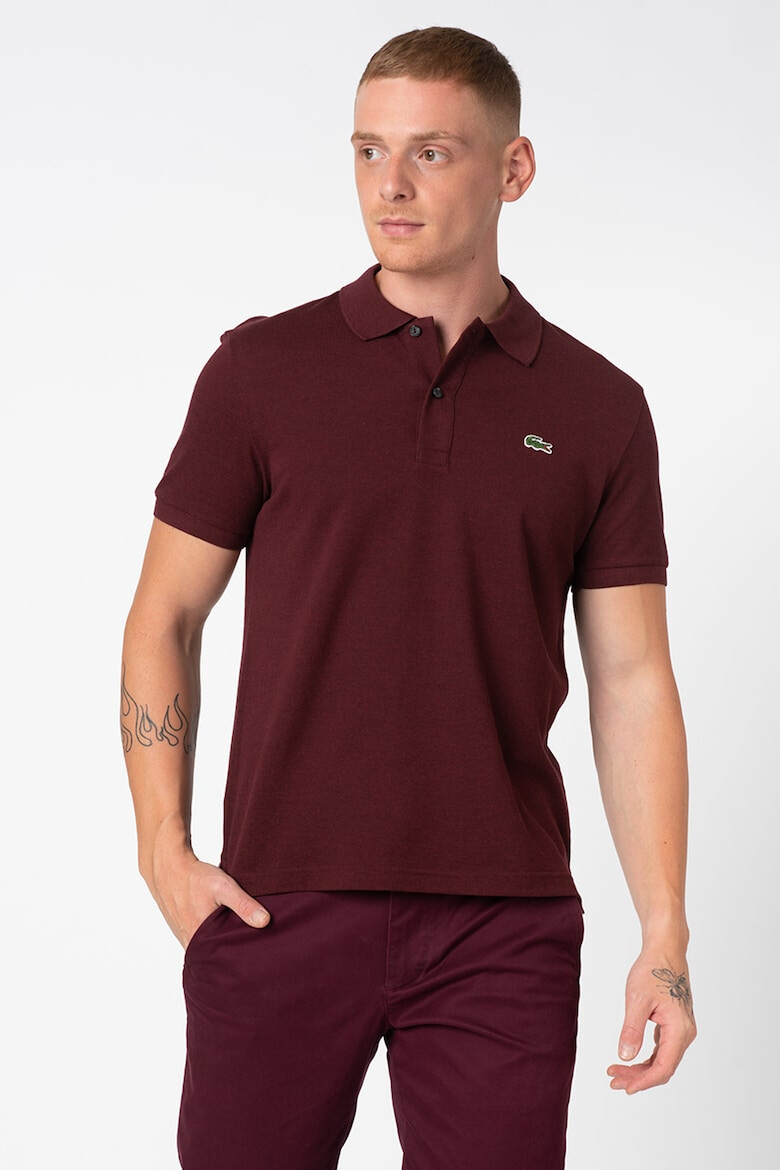 Lacoste Tricou polo slim fit din pique cu logo brodat - Pled.ro