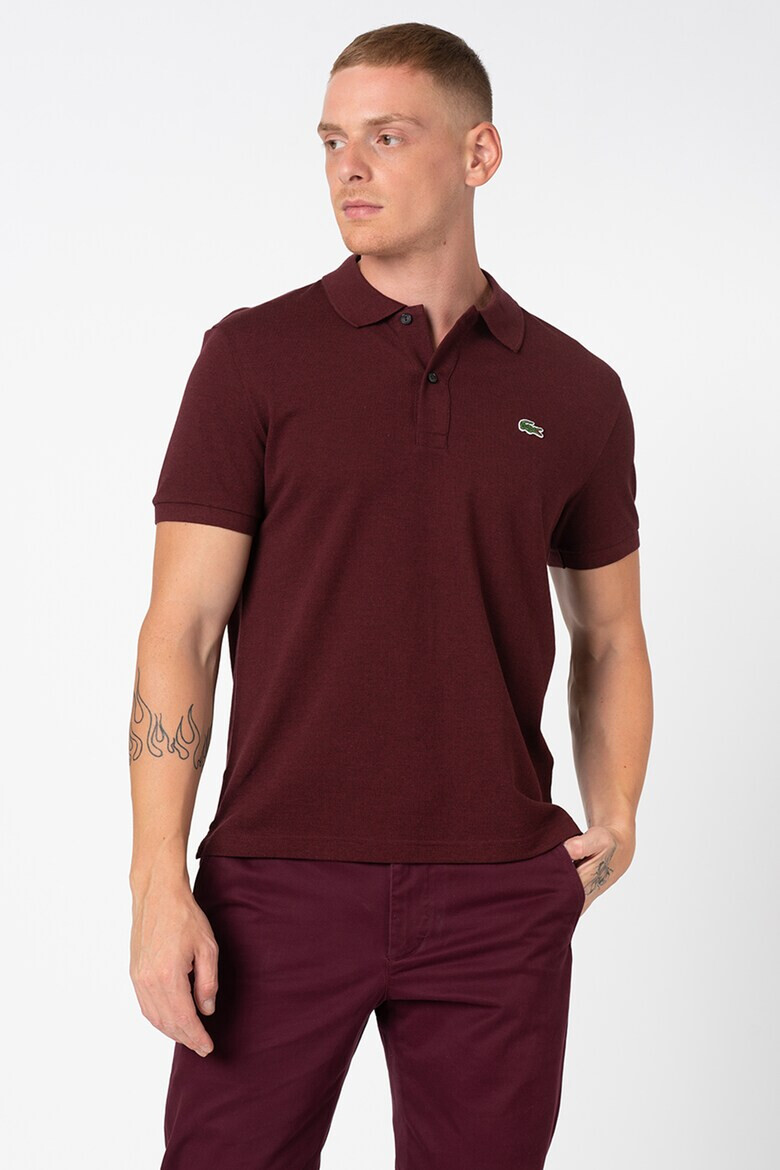 Lacoste Tricou polo slim fit din pique cu logo brodat - Pled.ro