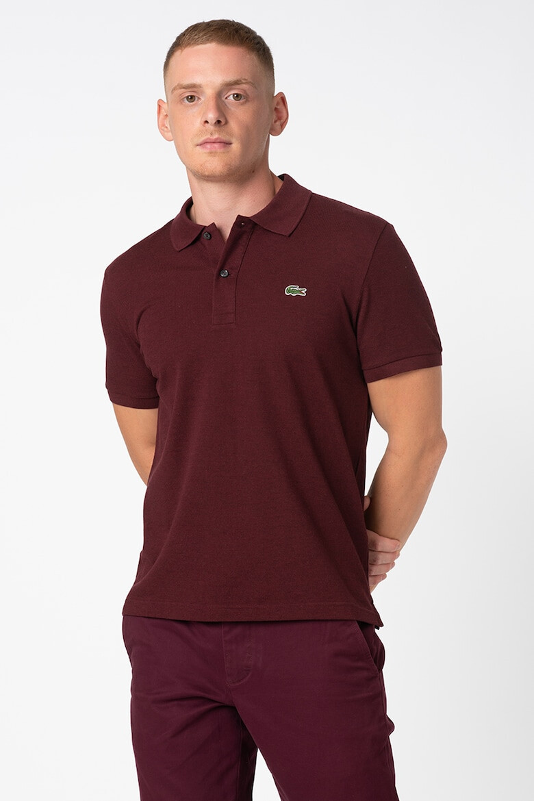 Lacoste Tricou polo slim fit din pique cu logo brodat - Pled.ro