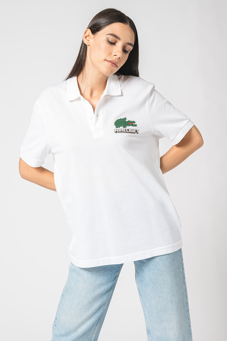 Lacoste Tricou polo unisex cu aplicatie logo - Pled.ro