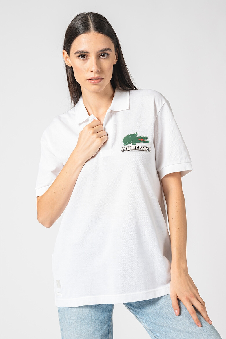 Lacoste Tricou polo unisex cu aplicatie logo - Pled.ro