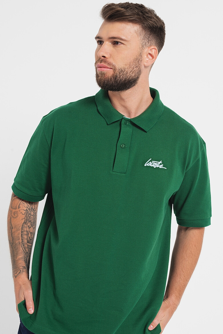 Lacoste Tricou polo unisex de bumbac cu logo si croiala lejera - Pled.ro