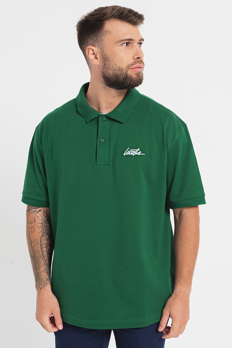 Lacoste Tricou polo unisex de bumbac cu logo si croiala lejera - Pled.ro