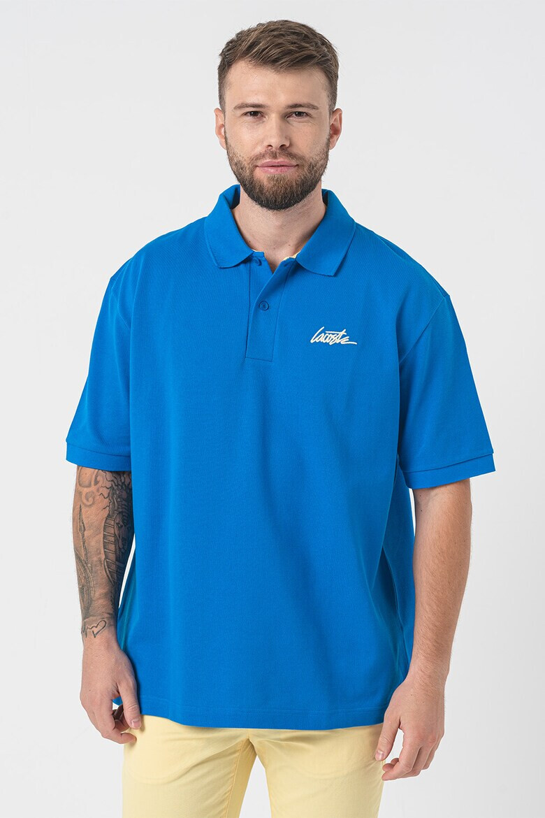 Lacoste Tricou polo unisex de bumbac cu logo si croiala lejera - Pled.ro