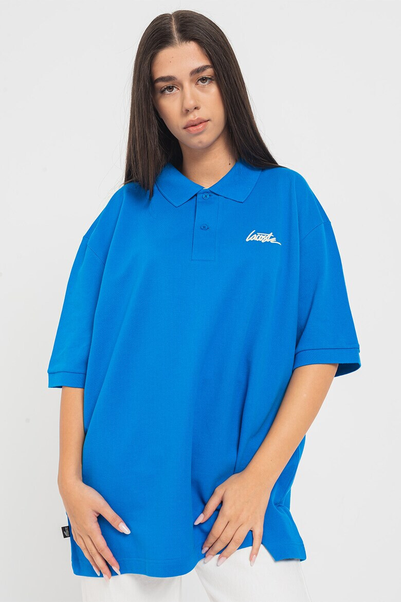 Lacoste Tricou polo unisex de bumbac cu logo si croiala lejera - Pled.ro