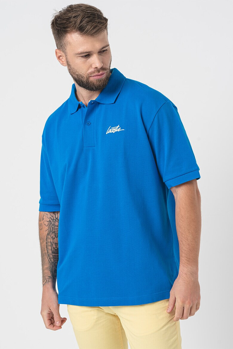 Lacoste Tricou polo unisex de bumbac cu logo si croiala lejera - Pled.ro