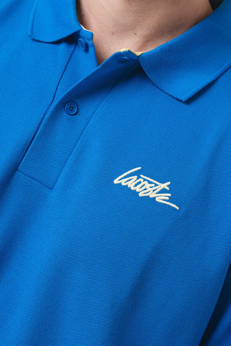 Lacoste Tricou polo unisex de bumbac cu logo si croiala lejera - Pled.ro